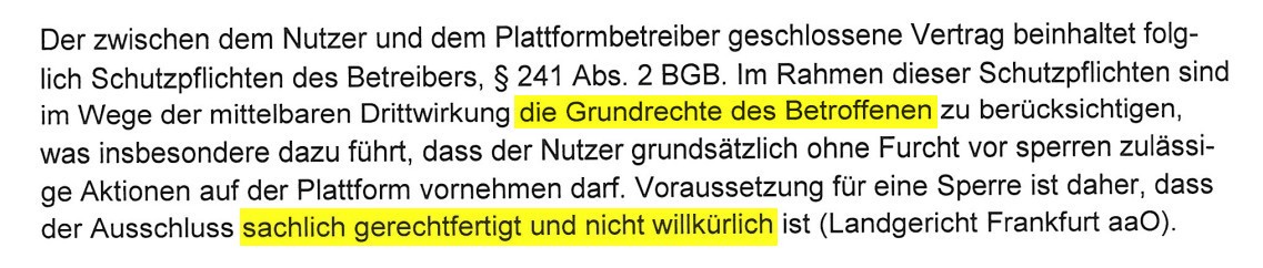 Passus aus dem Urteil